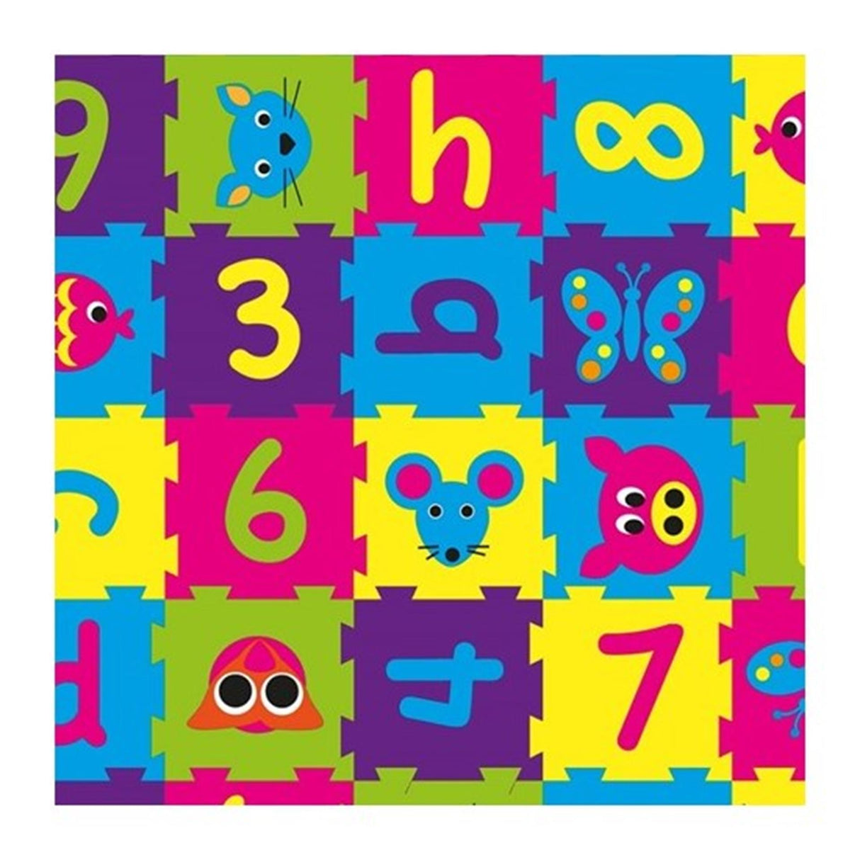 Toonbankrol 30cm kleuren cijfers letters dieren 200m