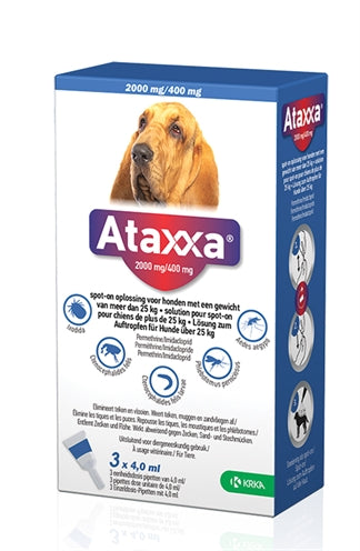 Krka ataxxa spot på hond