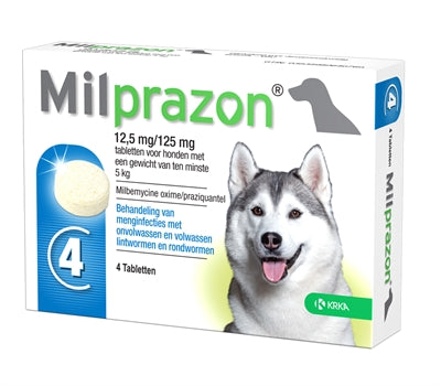 Krka Milprazon Worming Tablets Dog