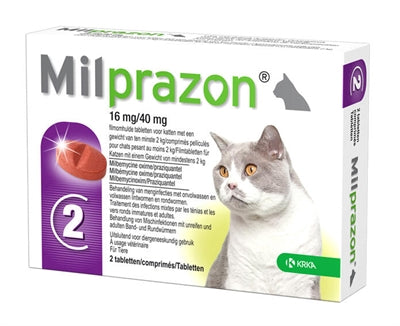 Krka Milprazon Wormingstablets Katze