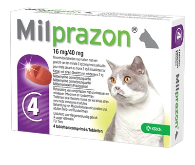 Krka Milprazon Wormingstablets Katze