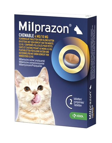 Krka Milprazon žvečilne tablete Wormingstablets Cat