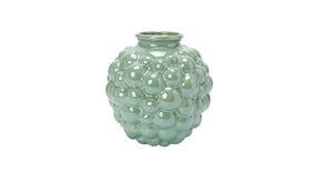 Vase puerto cortés d30 h31cm turquoise