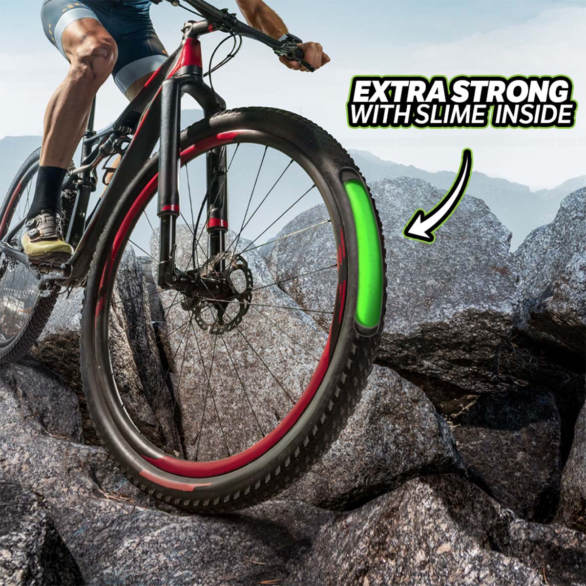 Slime zelfdichtende anti-lek binnenband 27.5 inch sv