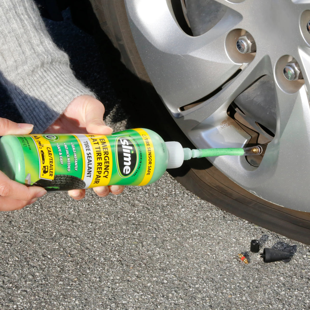 Slime noodafdichtmiddel voor banden 473 ml