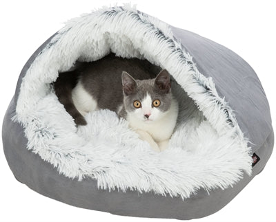 Trixie Dog Basket Donut Harvey Grey White-Black