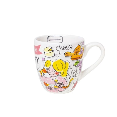 Blond Amsterdam Tasse Katzenumarmungen