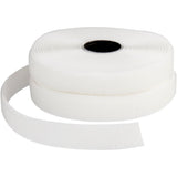 Creotime klitteband haak en lussluiting, b: 20 mm, wit, 5 m