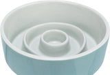 Trixie Food Bowl rallentante blu grigio ceramico