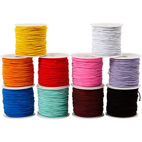Creativ company elastiek set 10 kleuren à 25m