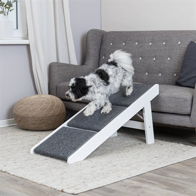 Trixie gangboard with fold -out steps MDF white