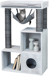 Trixie scratching post with cupboard function gray