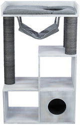 Trixie scratching post with cupboard function gray