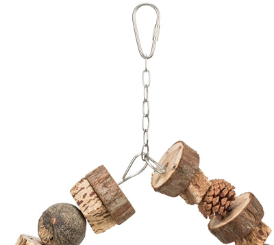 Trixie Anello Swing in legno Pine coni naturali