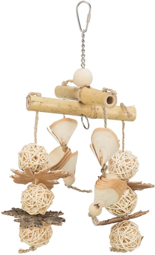 Trixie Nature Spielzeug Bambus Rattan Holz