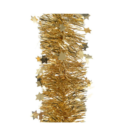 Decoris lametta guirlande ster 270cm goud