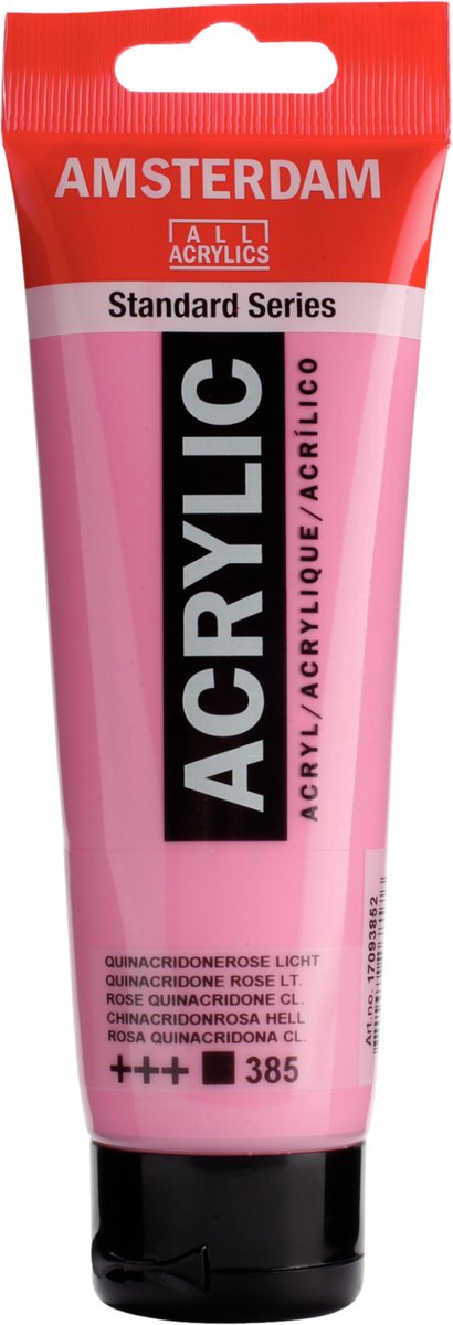 Amsterdam standard series acrylverf tube 120 ml quinacridoneroze licht 385