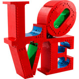 Lego art love woonaccessoire decoratie bouwpakket voor volwassenen, valentijnscadeau - 31214