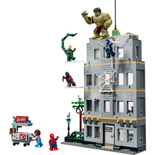 Lego ǀ marvel spider-man vs. hulk ultieme confrontatie superheld speelgoed voor kinderen 76350