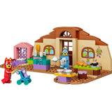 Lego bluey school met rusty en bluey speelgoed voor peuters en kleuters 11221