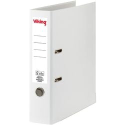 Ordner viking 6703-ws a4 karton, pp (polypropeen) wit staand 2-rings 1 stuk