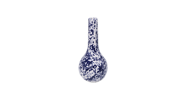 Vase ceramic kalamos d14 h29cm blue white