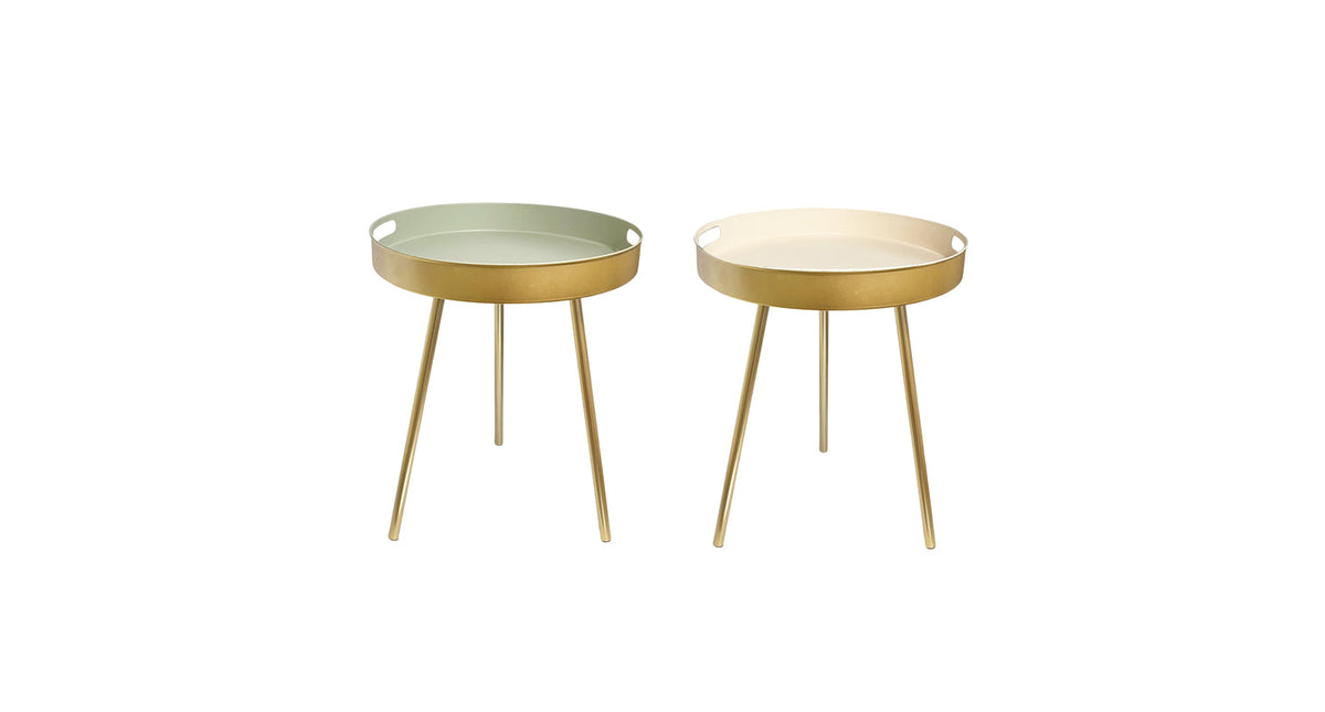 Side table afandou 2 assorted d38 h46cm kd