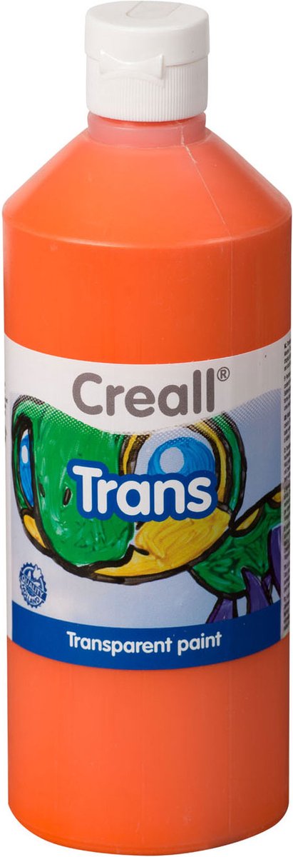 Creall raamverf trans oranje 500ml | 1 fles