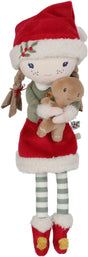 Little dutch kerstpop in doos rosa 35cm grs