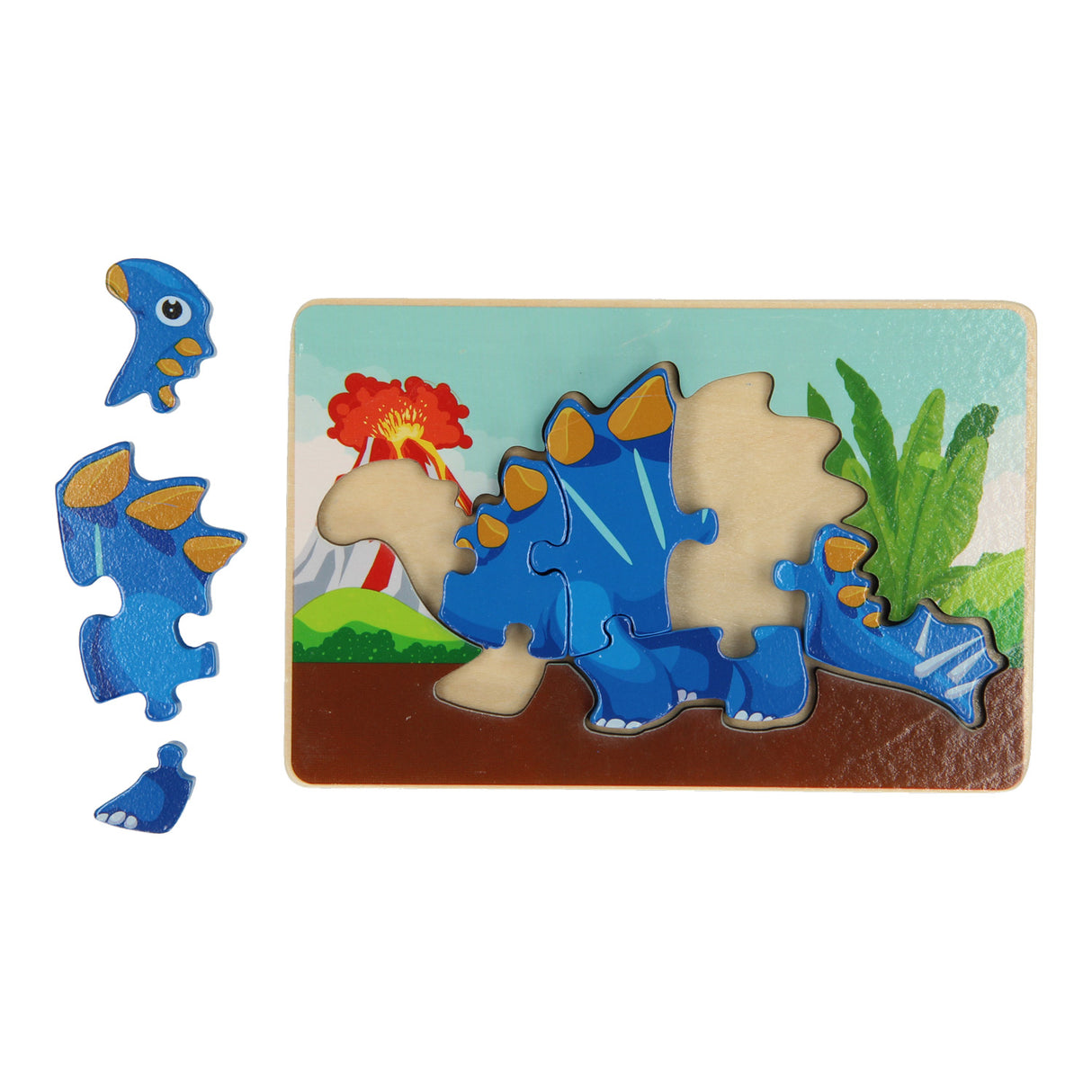 Holzpuzzle Dino, 7st.