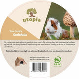 Utopia gadiahuis pochylony dach spalono drewno Douglas Wood