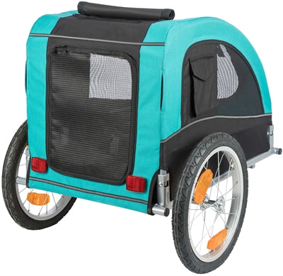 Trixie Dog Bike Cart Limited Edition Černá tyrkysová