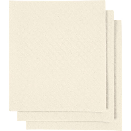 Creativ company https: www.cchobby.nl sponsdoek-afm-17x19-5-cm-off-white-3-stuk-1-doos