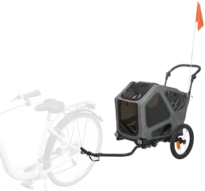 Trixie Bicycle Trailer Grey Sage