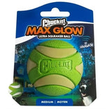 Chuckit max glow ultra squeekerbal green