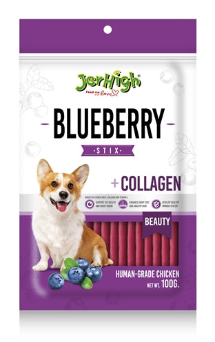 Jerhigh Jerhigh Blueberry Stix with chicken and collagen