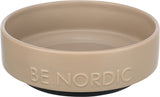 Trixie BE Nordic Food Bowl Dog Keramic Rubber Taupe