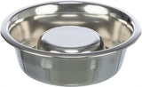 Trixie Food Bowl Dog Alimento lento de acero inoxidable