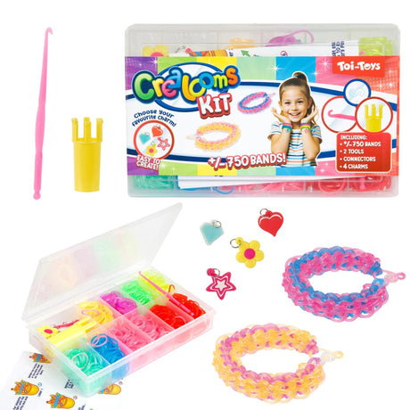 Toi-toys loombandset 750-delig +bedels+tool