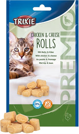 Trixie premio chicken cheese rolls for cats gluten -free