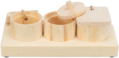 Trixie Snack Cups for Rats and Rabbits Wood