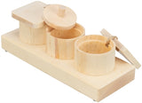 Trixie Snack Cups for Rats and Rabbits Wood