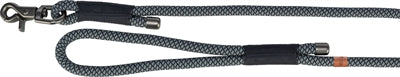 Trixie Soft Rope Dog correa gris negro