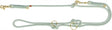 Trixie soft rope hondenriem verstelbaar saliegroen mint