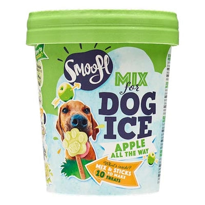 Mélange de glace smoofl smoofl pour chien pomme