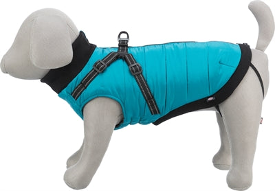 Trixie Dog Jacke Pontis mit Tuig Aqua