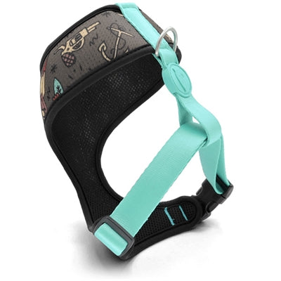 Morso Dog Harness Cody Mesh Tank de tinta reciclado verde