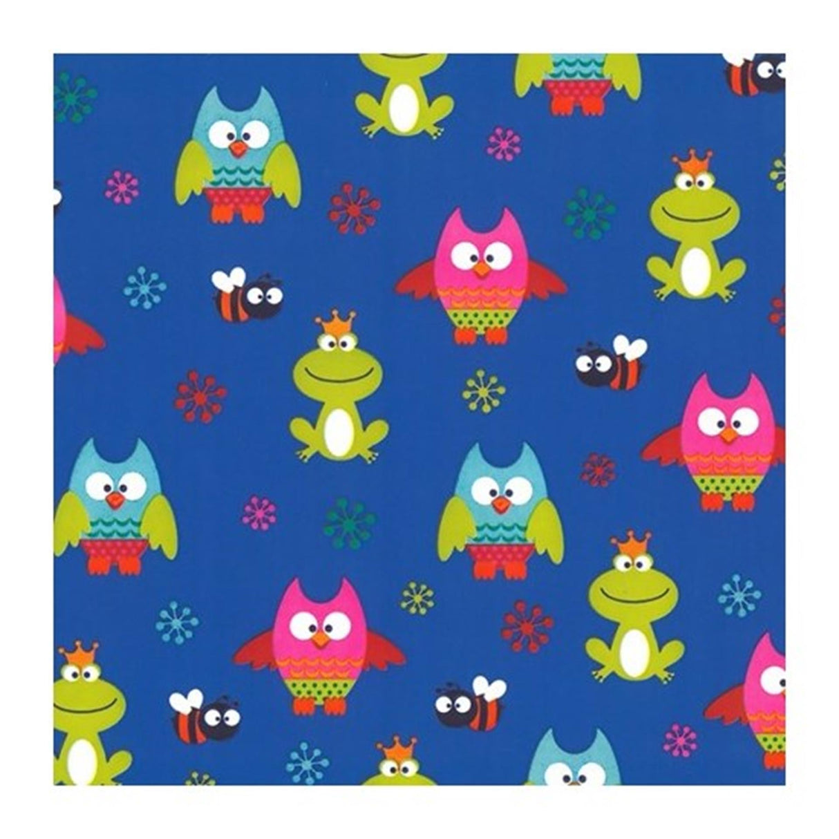 Toonbankrol 30cm blauw uil kikker bij 250m