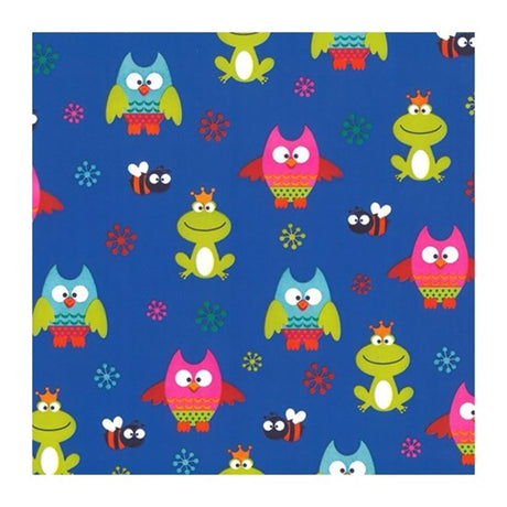 Toonbankrol 30cm blauw uil kikker bij 250m
