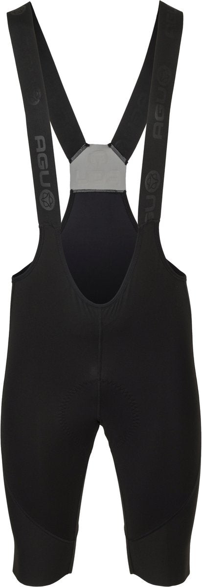 Agu enduro plus - bibshort - heren - fietsbroek - wielrenbroek - zwart - xl - compressie - ademend - siliconen gripper - naadloze bretels